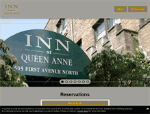 Tablet Screenshot of innatqueenanne.com